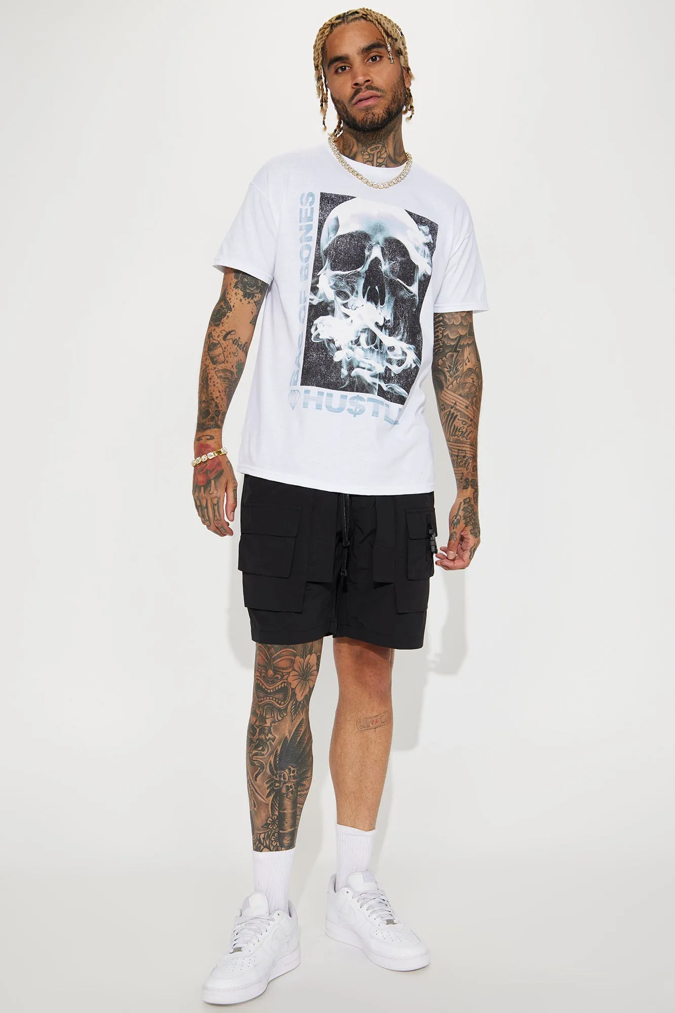 Bag Of Bones Short Sleeve Tee - White