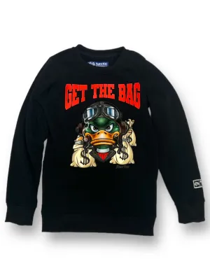 Black Pike Kids 'Get The Bag' Crewneck