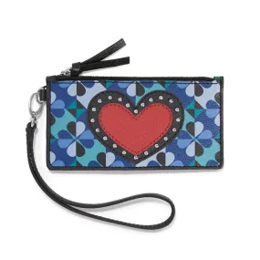 Chic Brighton Fashionista Moody Blue Card Pouch