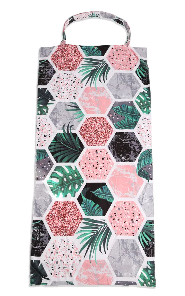 JTB002-25 2 in 1 Pineapple Glitter Pattern Beach Towel & Beach Bag