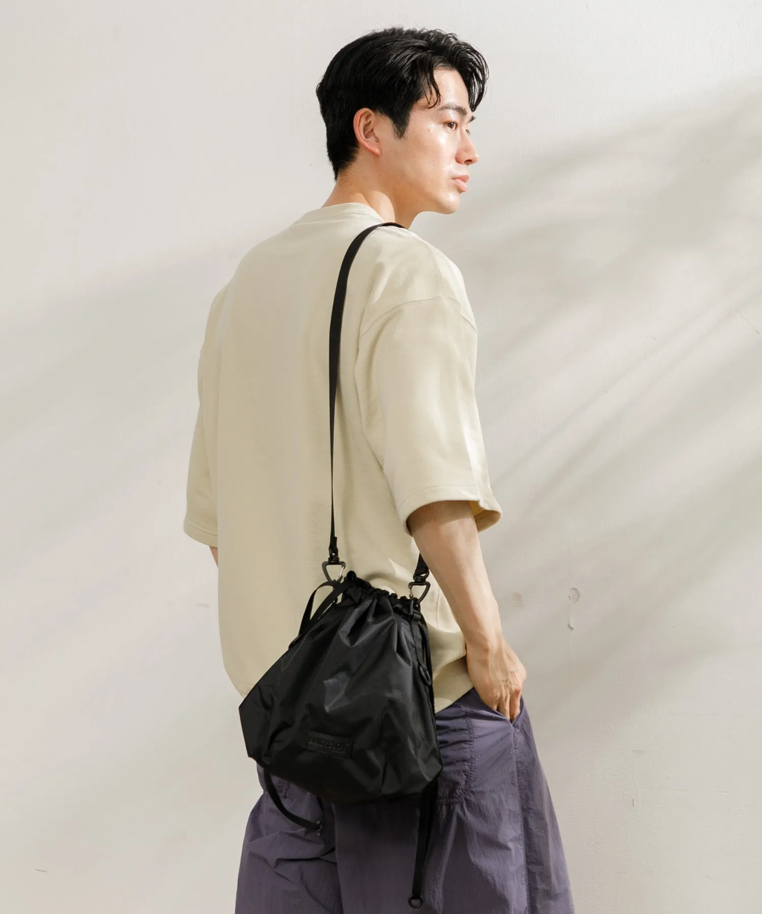 【MEN , WOMEN】BAICYCLON by bagjack DRAWSTRING BAG SMALL