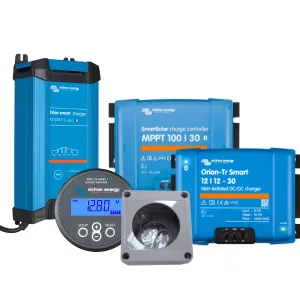 VICTRON BATTERY CHARGING / MONITORING - RV'S CARAVANS 4WD SOLAR KIT