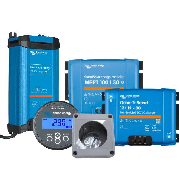 VICTRON BATTERY CHARGING / MONITORING - RV'S CARAVANS 4WD SOLAR KIT
