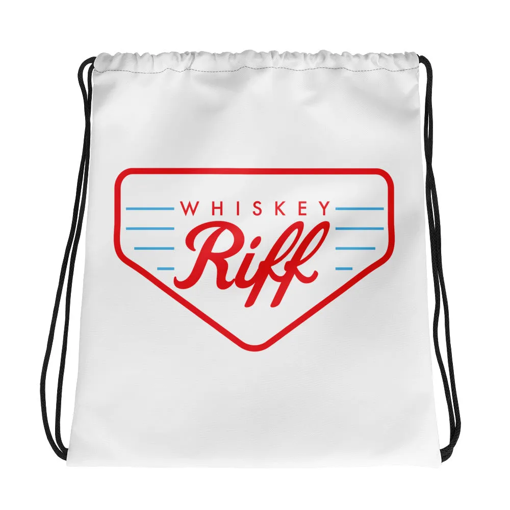 Whiskey Riff Retro Drawstring Bag